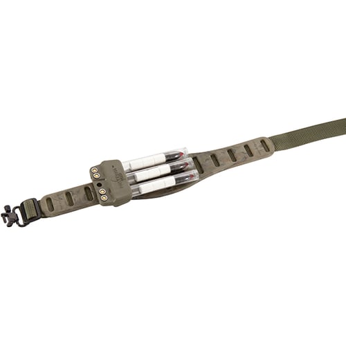 CVA 540014 Claw Sling made of Camo Polymer with Adjustable Design, Ammo Holder & Hush Stalker II Swivels for Muzzleloaders